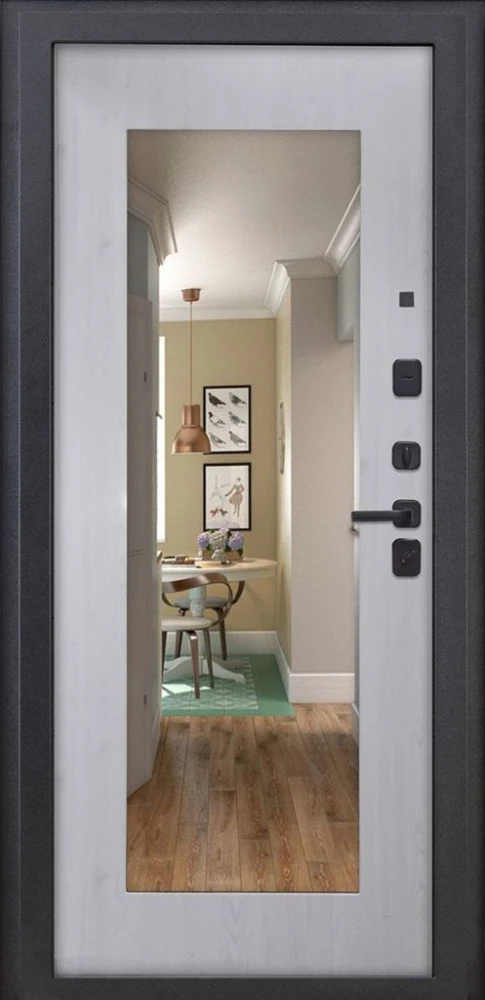 Входная дверь ДвериПРО Л-43 ФЛЗ-603 Сосна прованс DPRO228168 внутренняя сторона