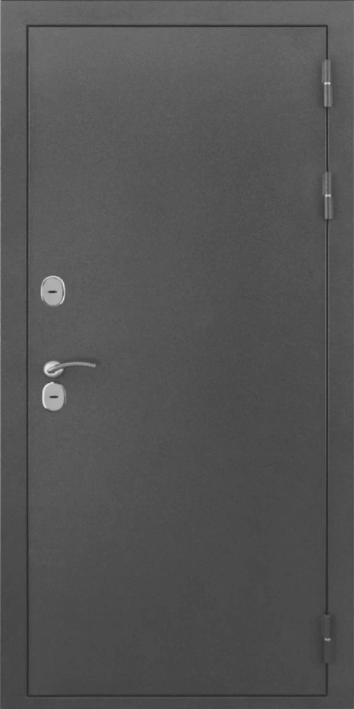 Входная дверь ДвериПРО L-Термо серебро Экошпон СБ-3 (16мм, капучино) DPRO198322 внешняя сторона