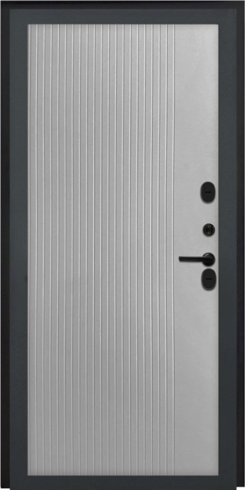 Входная дверь ДвериПРО Модель L-46 ФЛ-790 Velutto Grigio DPRO196821 внутренняя сторона